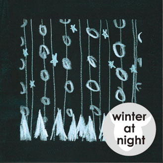 winter at night